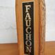 Wicker bottle basket 'Fauchon'