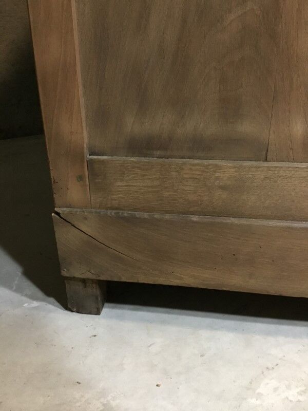 Raw wood sideboard