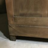 Raw wood sideboard