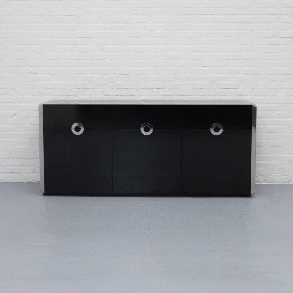 Italian Alveo Sideboard by Willy Rizzo 1970s