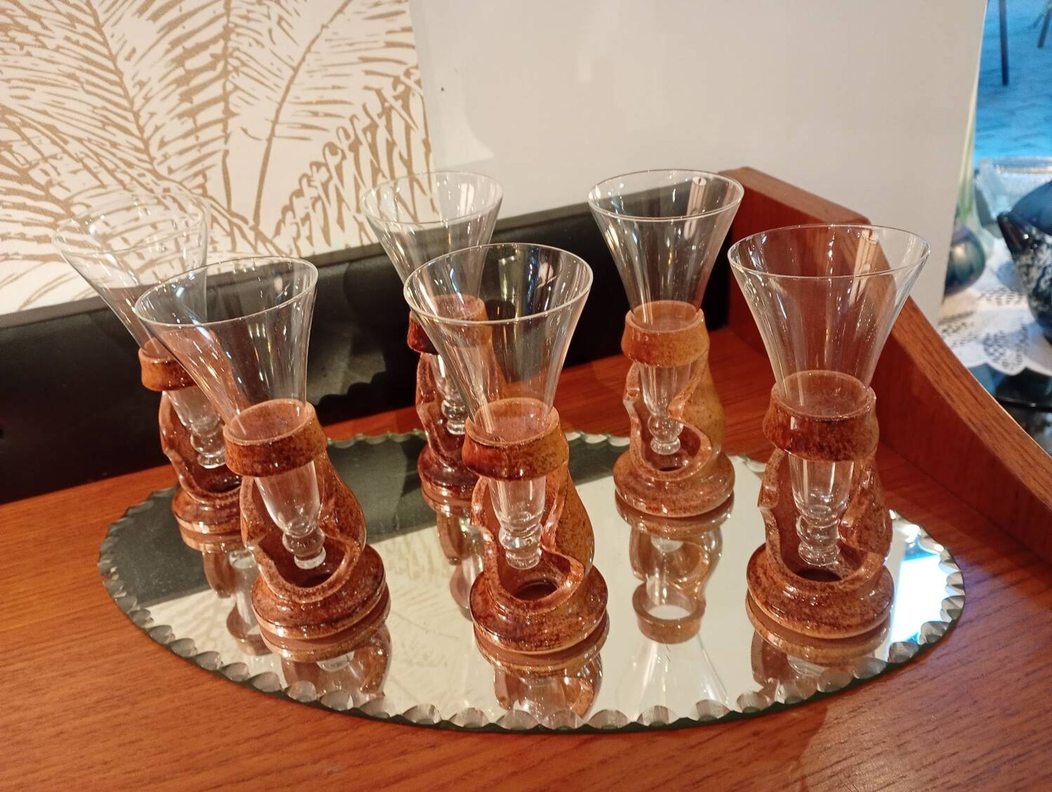 Champagne flutes Francis Dumelié