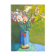 Floral stil life, oil on wooden plate, 40 x 55cm