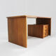 Vintage Danish solid teak desk 1960s