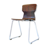 Chaise en bois contreplaqué empilable