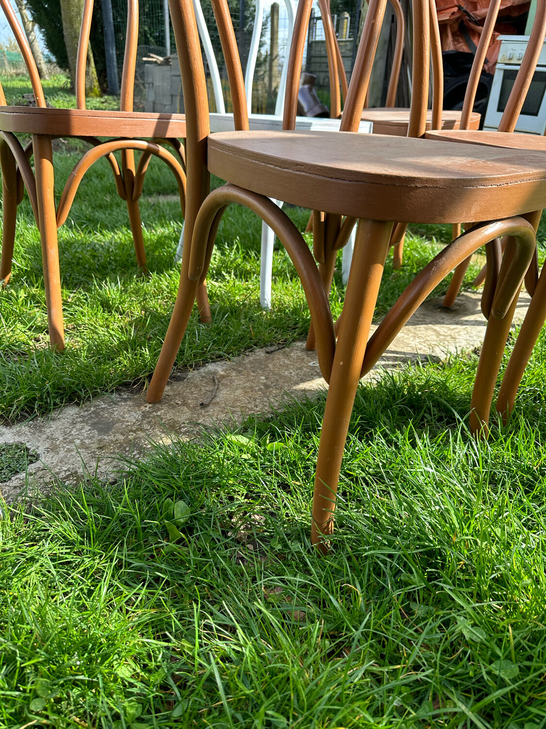 Set of 6 bistro chairs