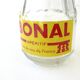 2 old glass decanters advertising bonal aperitif - bar bistrot