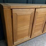 Elm sideboard Maison Regain circa 1970