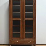 Bookcase in Solid Walnut, Louis XVI style – Mid-19th century