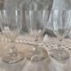 5 water glasses, Crystal Saint Louis, model Massenet with Venetian dimensions