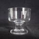 Set of 10 Art Deco crystal footed bowls.