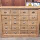 Seed trader's furniture with 20 fir drawers