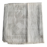 Old linen damask tea towel