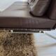 2 ligne roset flexus armchairs – full-grain leather