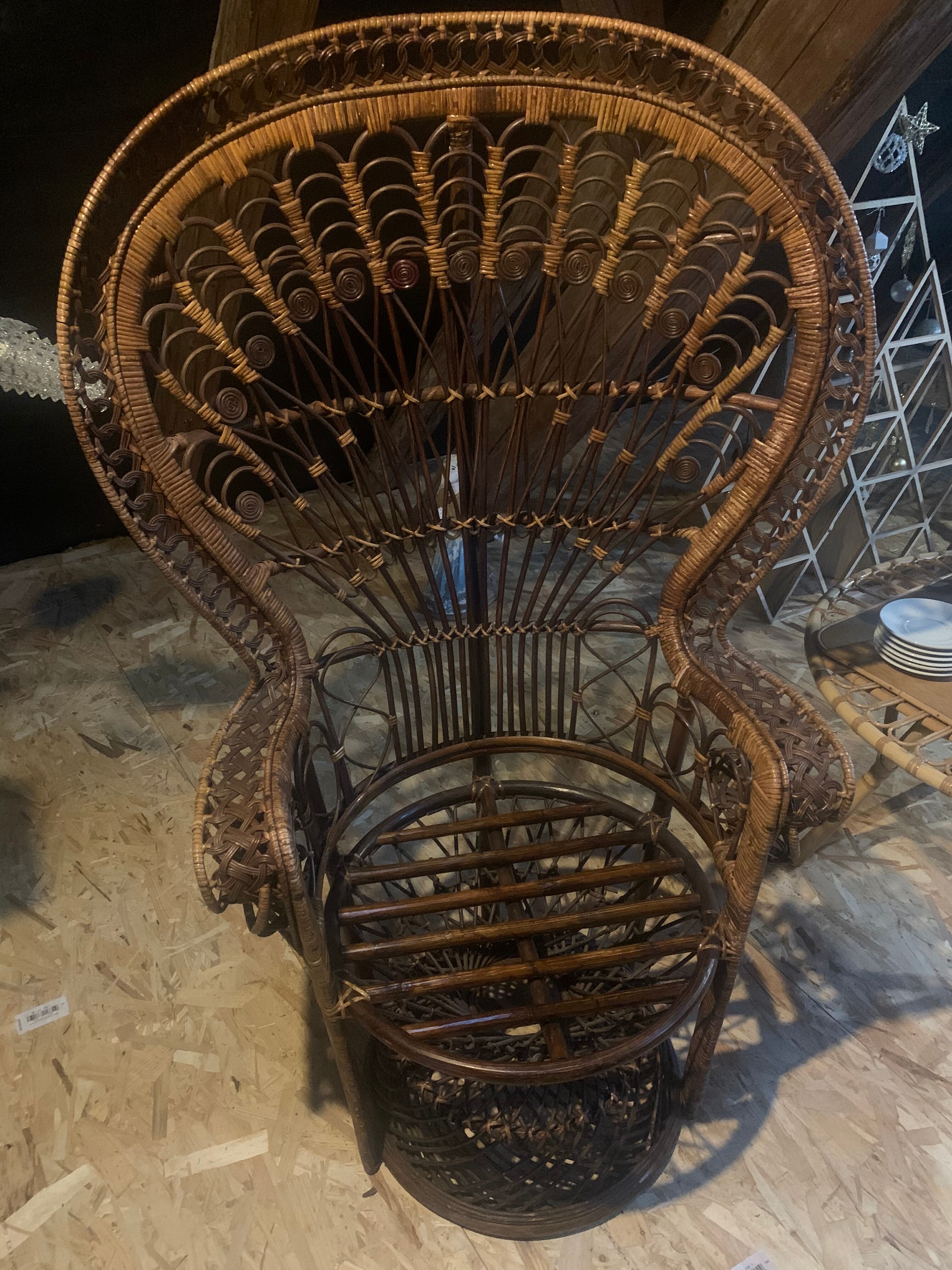Fauteuil Emmanuelle Peacock