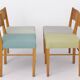 Set of 6 Vintage Beech Dining Chairs, Germany 1970s, Restored Wooden Dining