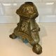 Silver bronze church candelabra