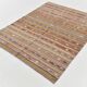 5x6 Unique Wall Hanging Option, Vintage Wool Area Kilim Rug, 148x191Cm