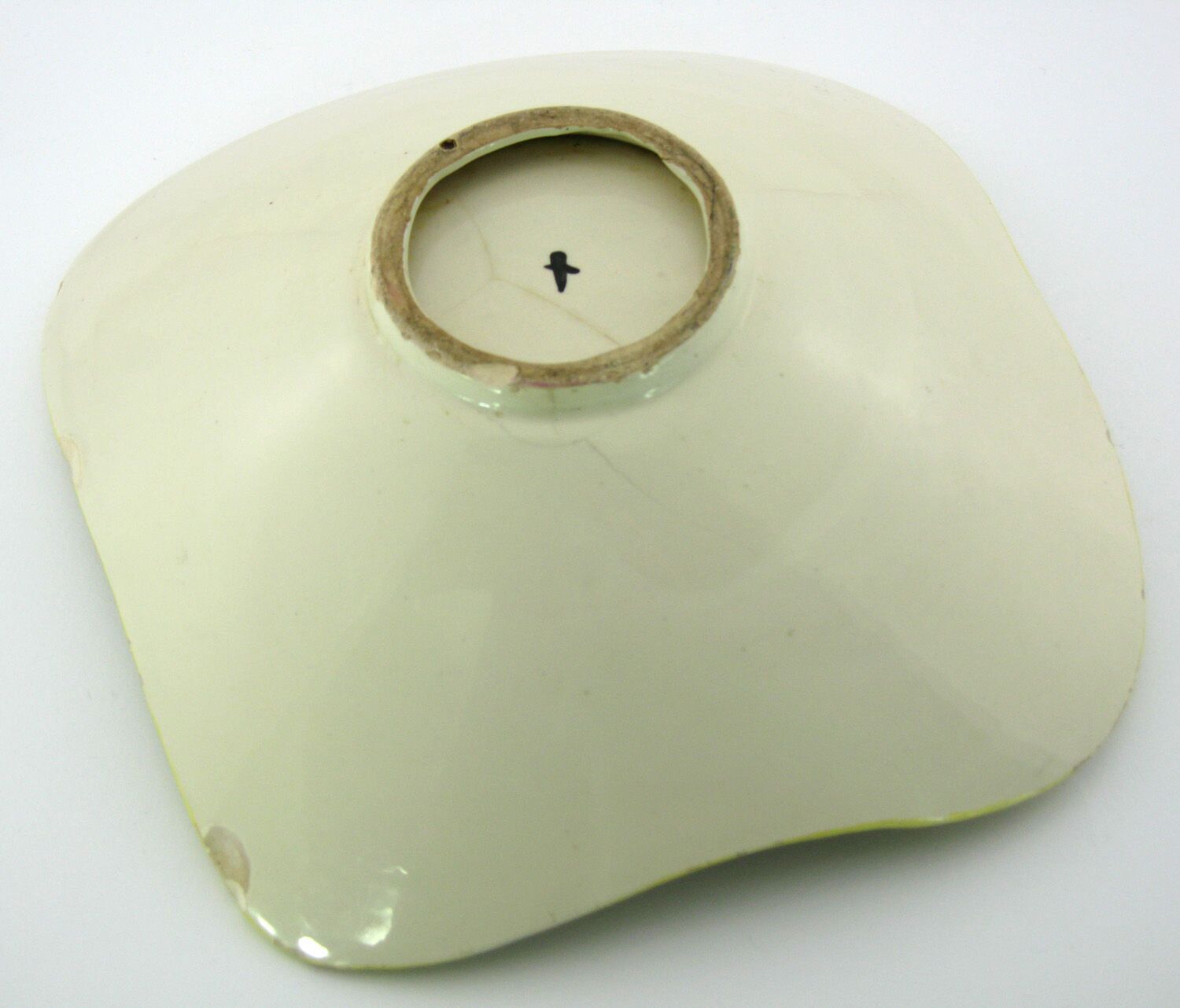 Enamelled ceramic cup with Jacques Pouchain decoration, Poët Laval France