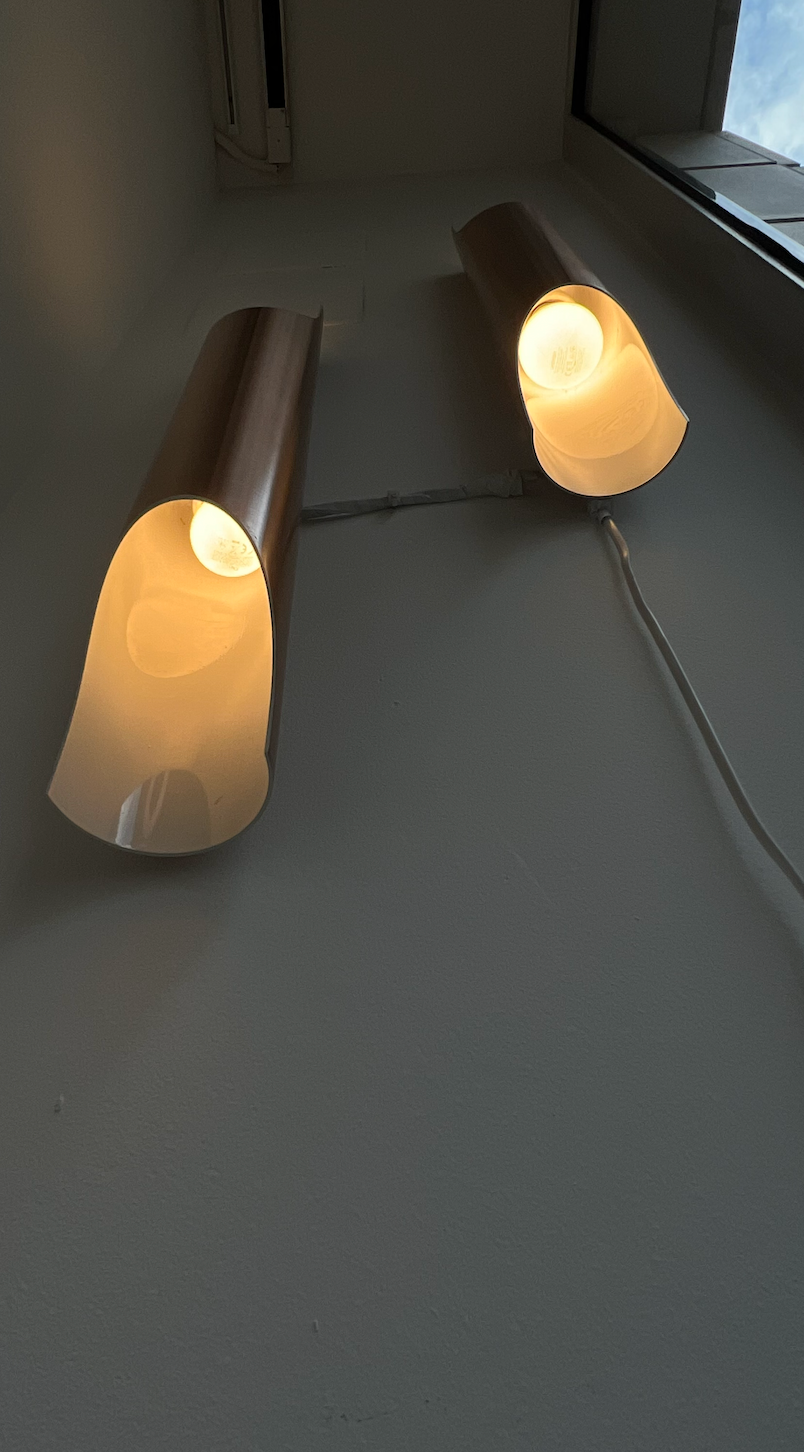 Sconces "Fuga" by Maija Liisa Komulainen, for Raak Amsterdam, 60s
