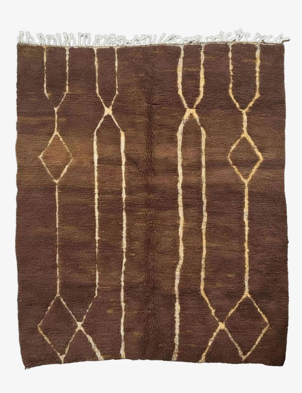 Modern Brown Rug - 290 x 250 cm