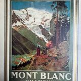 Mont Blanc advertising poster