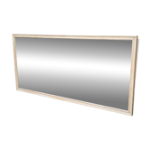 Authentique miroir de brasserie du XIXème siècle rénové bois massif 180x85