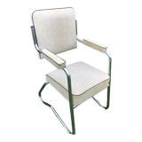 Leatherette office armchair