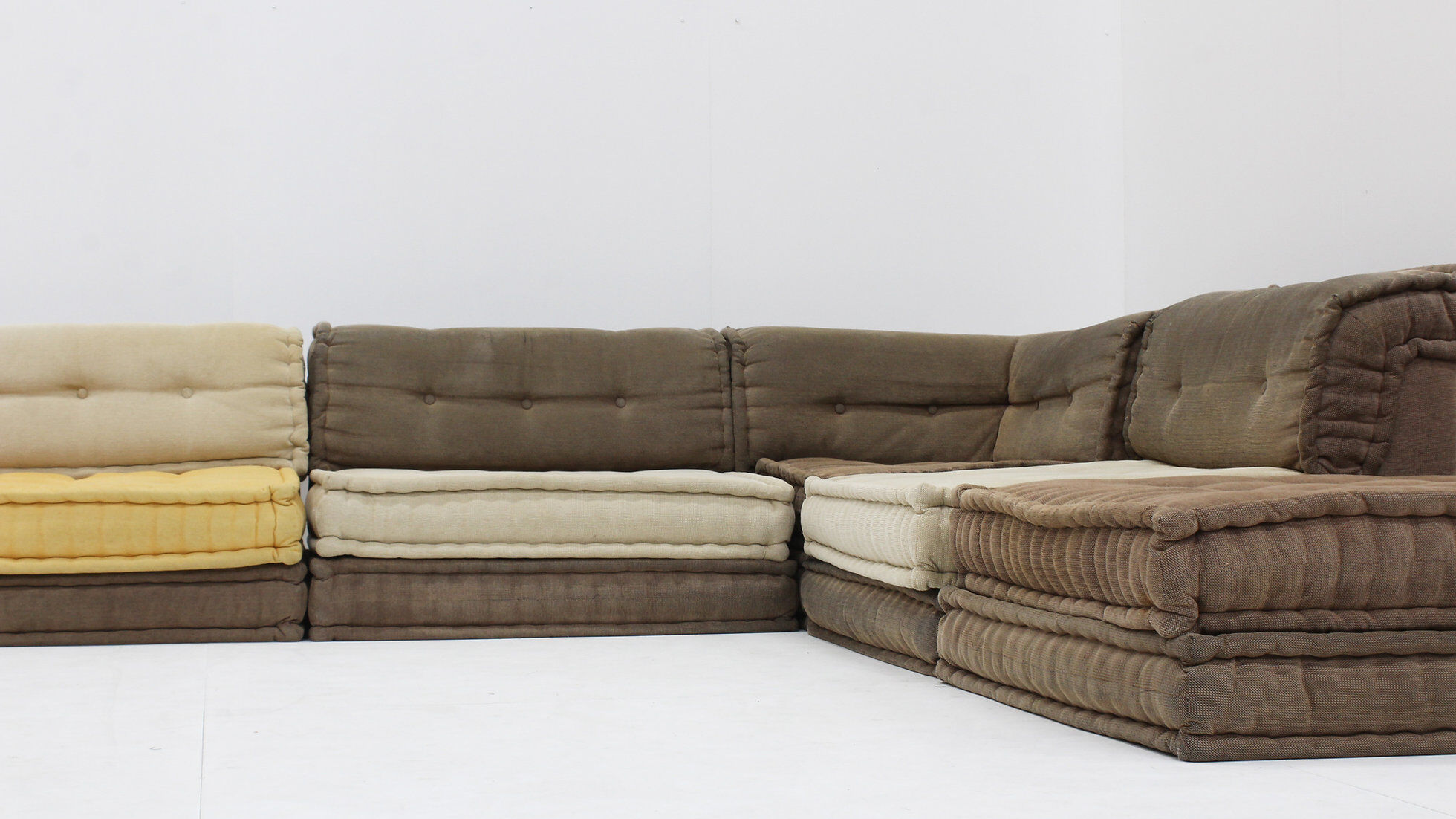 Canapé Roche Bobois Mah Jong, design Hans Hopfer, ensemble de 17 pièces