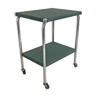 Industrial service metal and imitation leather green