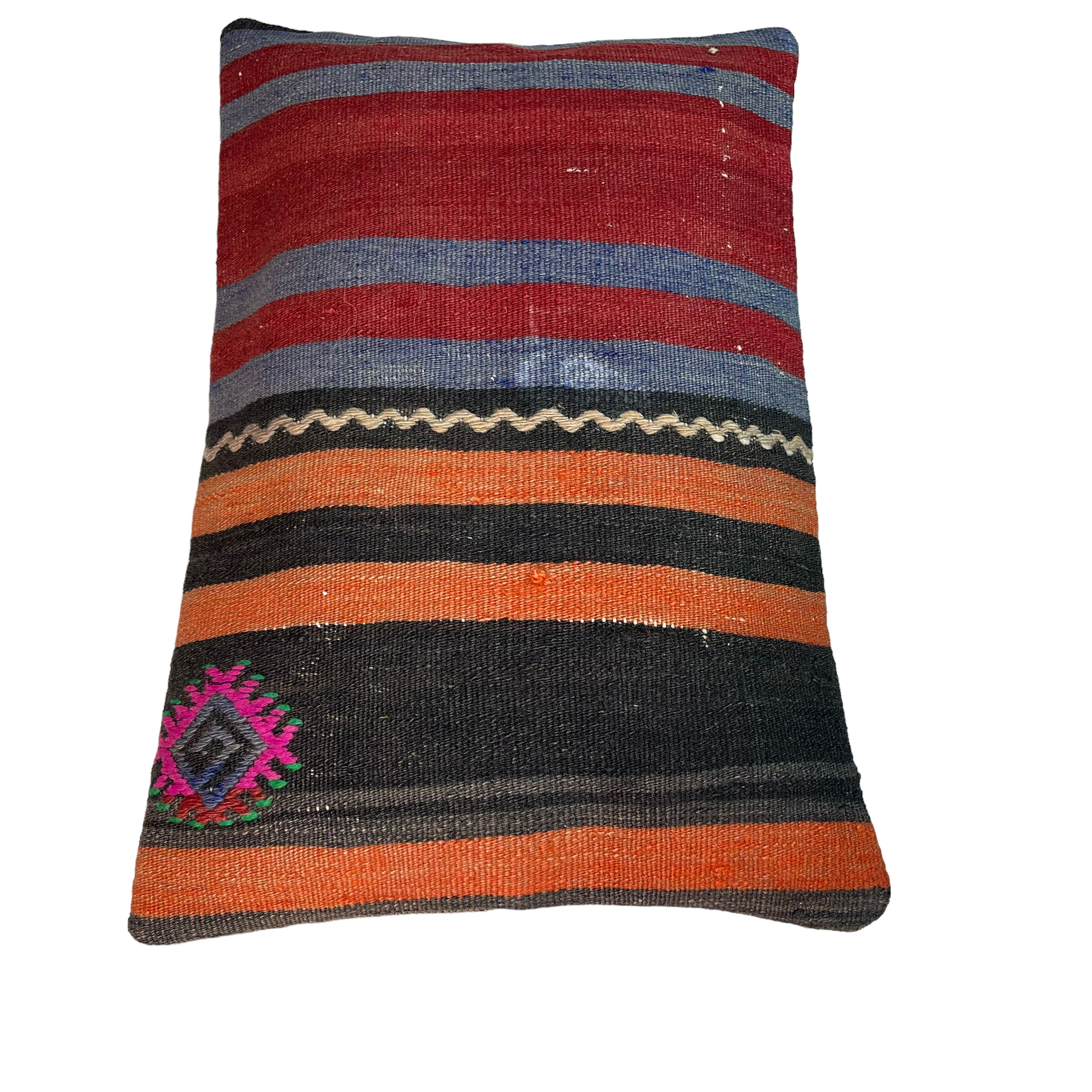 Vintage turkish handmade cushion cover , 30 x 50 cm