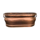 Planter cache copper pot