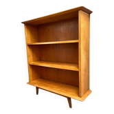 Vintage bookshelf with compass feet