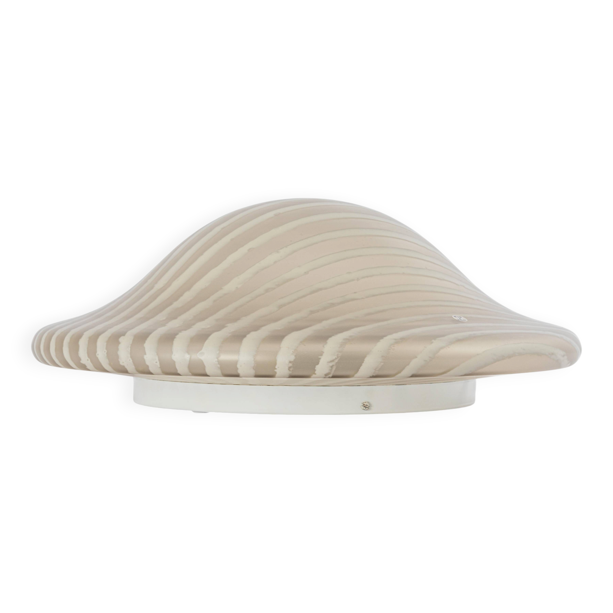 Magnificent glass ceiling light by Peill & Putzler, Germany, 1970s.