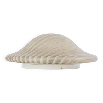 Magnificent glass ceiling light by Peill & Putzler, Germany, 1970s.