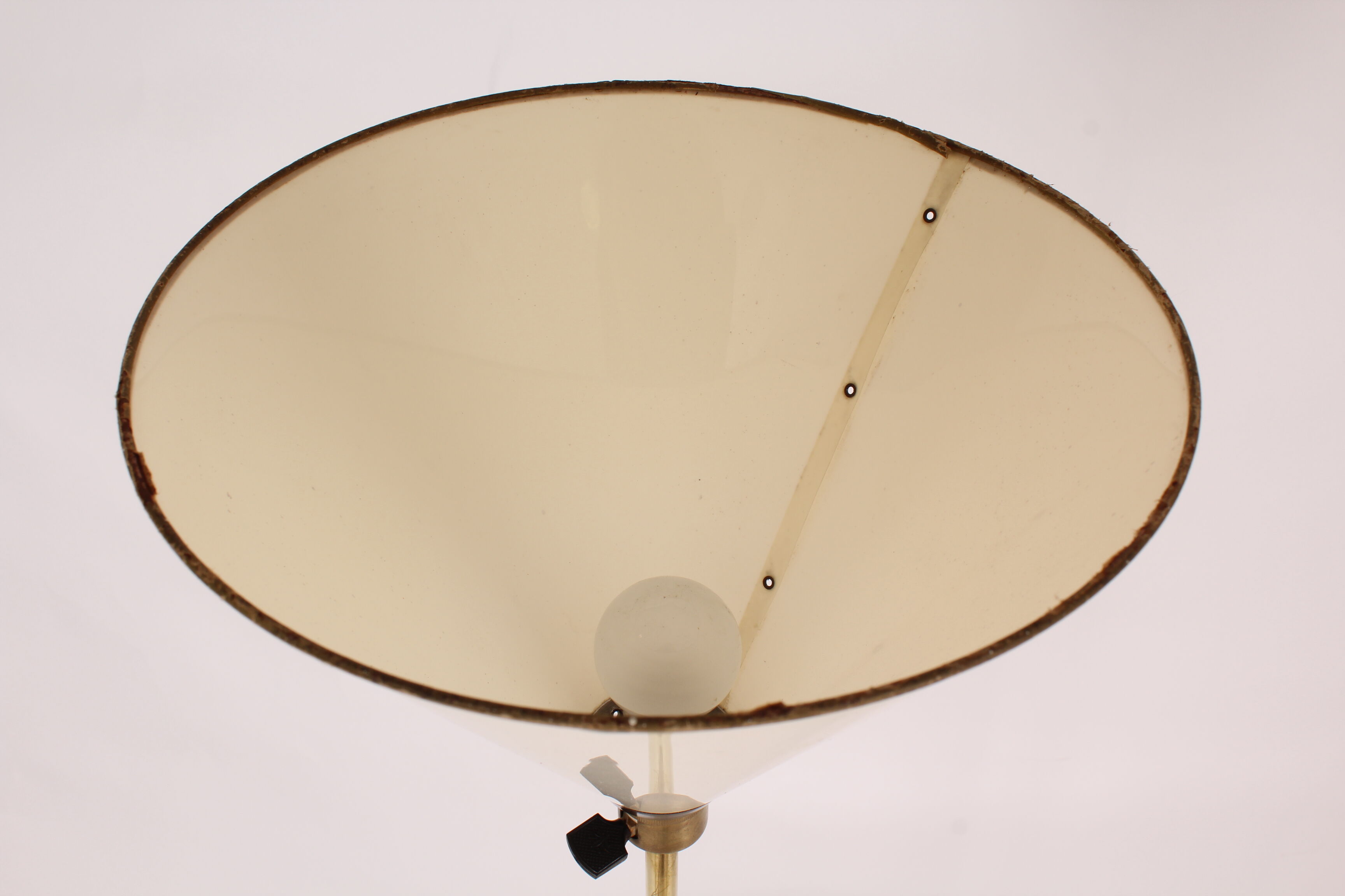 Brass tripod floor lamp Maison Jansen