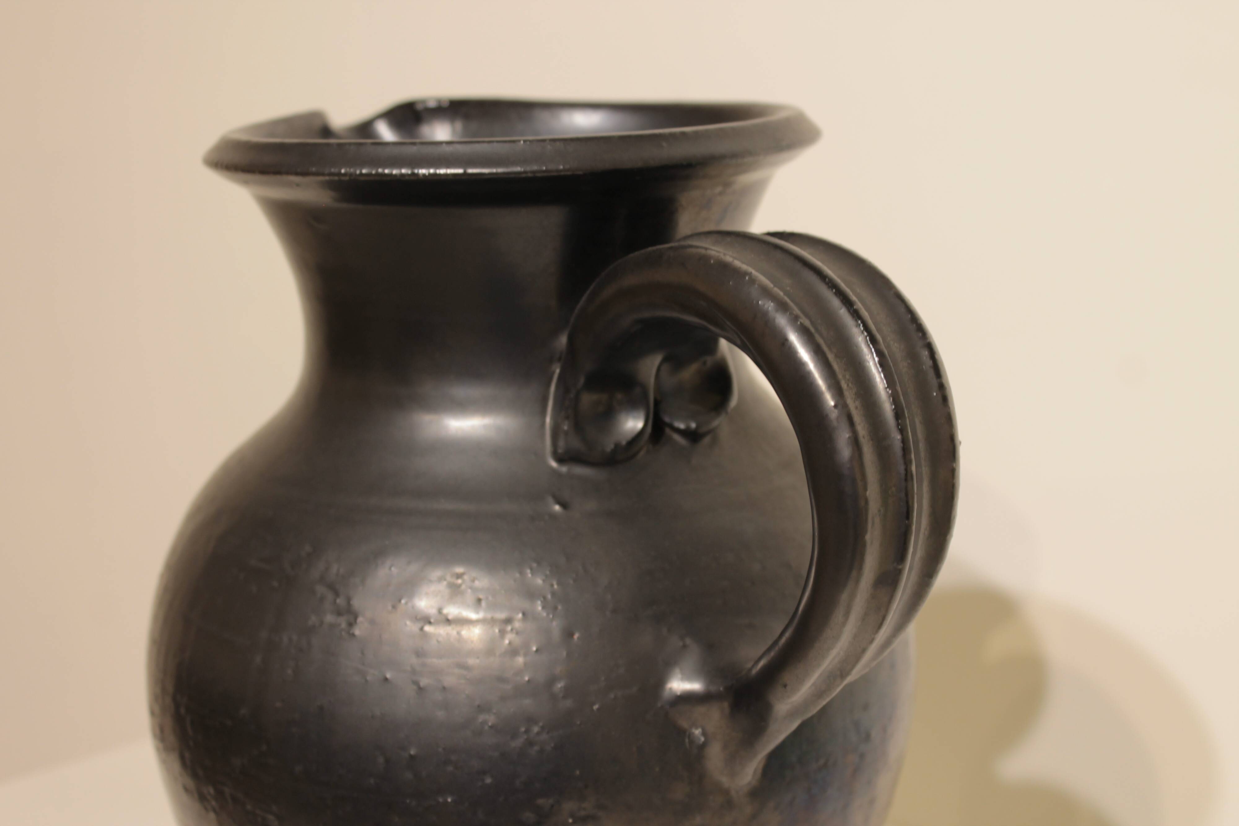 Important Jean Marais ceramic pitcher