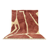 Tapis beni ouraine fait main artisanale traditionnelle taille 150 x 250 cm