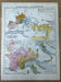 Historical map - Barbarian kingdoms and Merovingian Gaul - 27x37cm