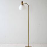 1950s Scandinavian Floor Lamp in Brass