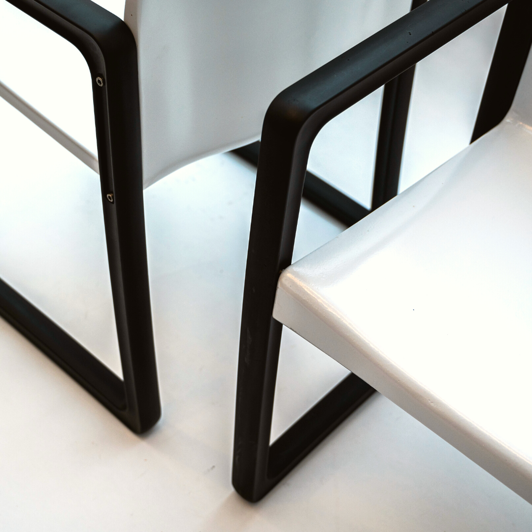 Set of 4 Ypsilon chairs by Just Meijer for Kembo, Holland, 1970s