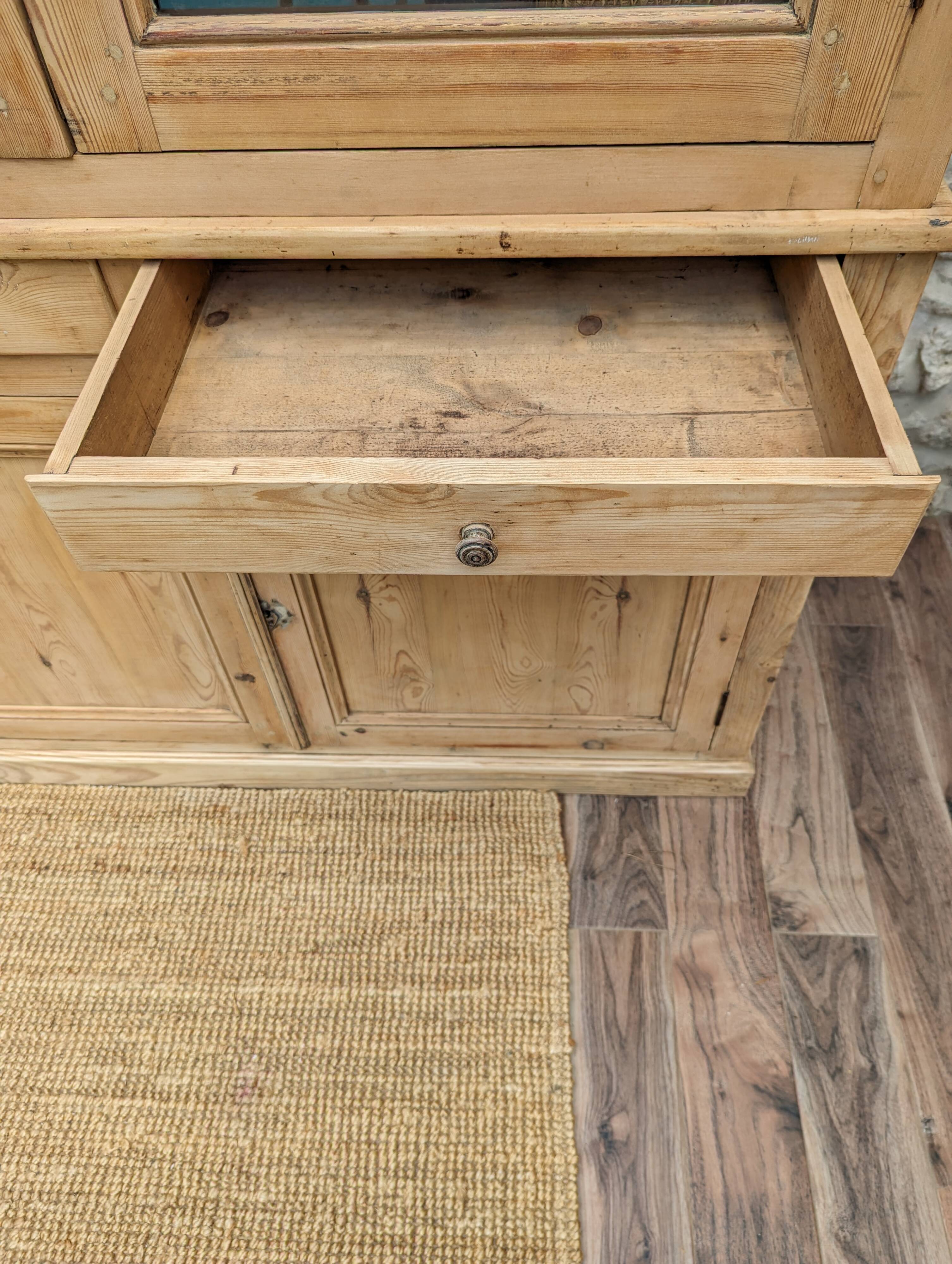 Old glazed furniture