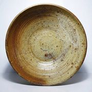 Large vintage stoneware fruit bowl from Puisaye attributed to Jean-Pierre Prudhomme.