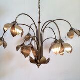 Luster brass flowers