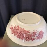 Toilet bowl old décor faience anemones