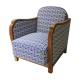 Armchair 1930s, reclining, fully restored
