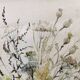 Watercolor, bouquet of flowers, Raymonde Carrier