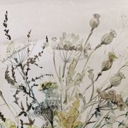 Aquarelle, bouquet de fleurs, Raymonde Carrier