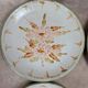 Set of 6 handmade flat plates signed by Maïté – hand-painted designs