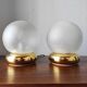 Pair of vintage 1970 Targetti Sankey lamps –