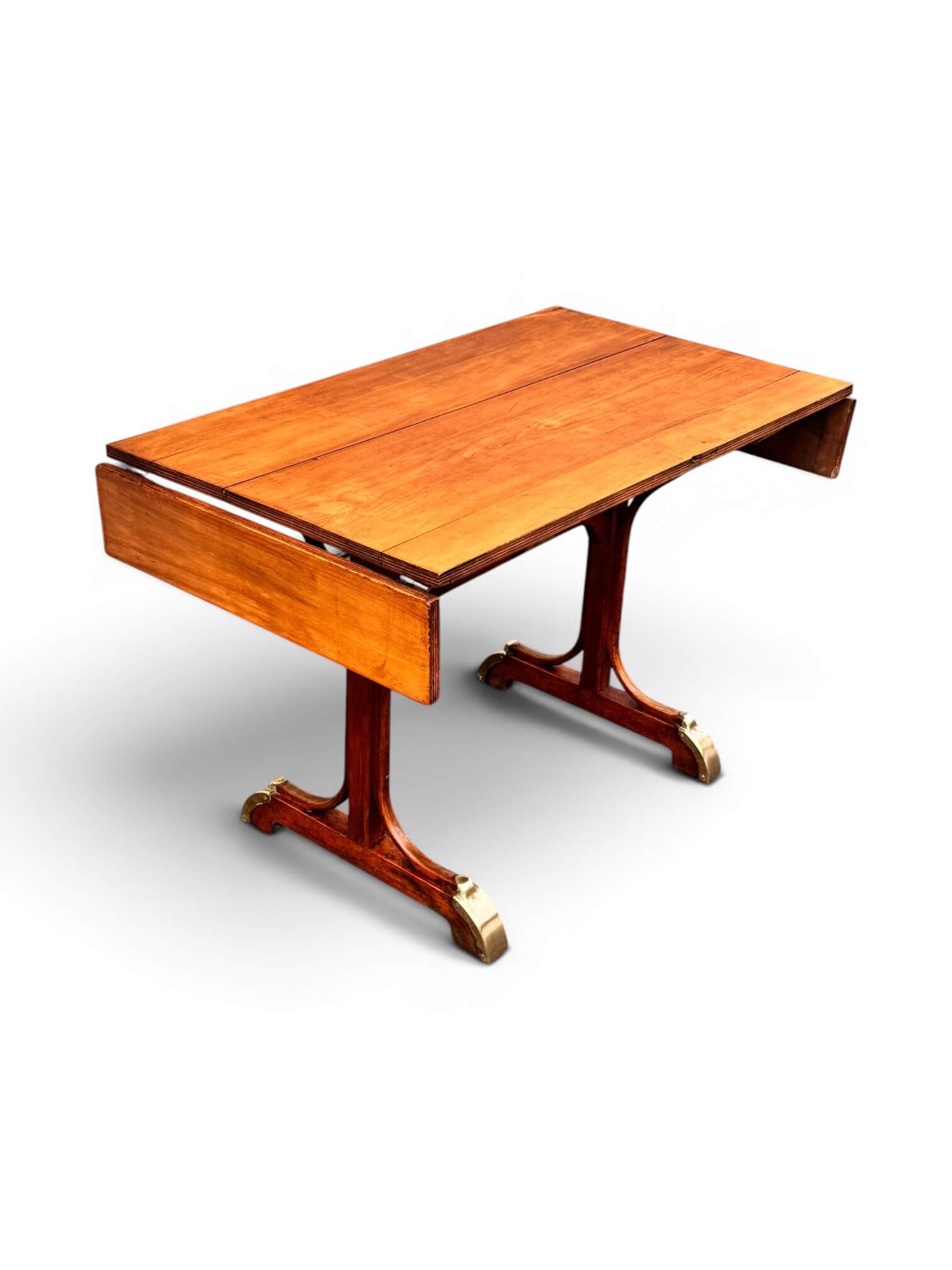 Old Thonet bistro table with drop-leaves.